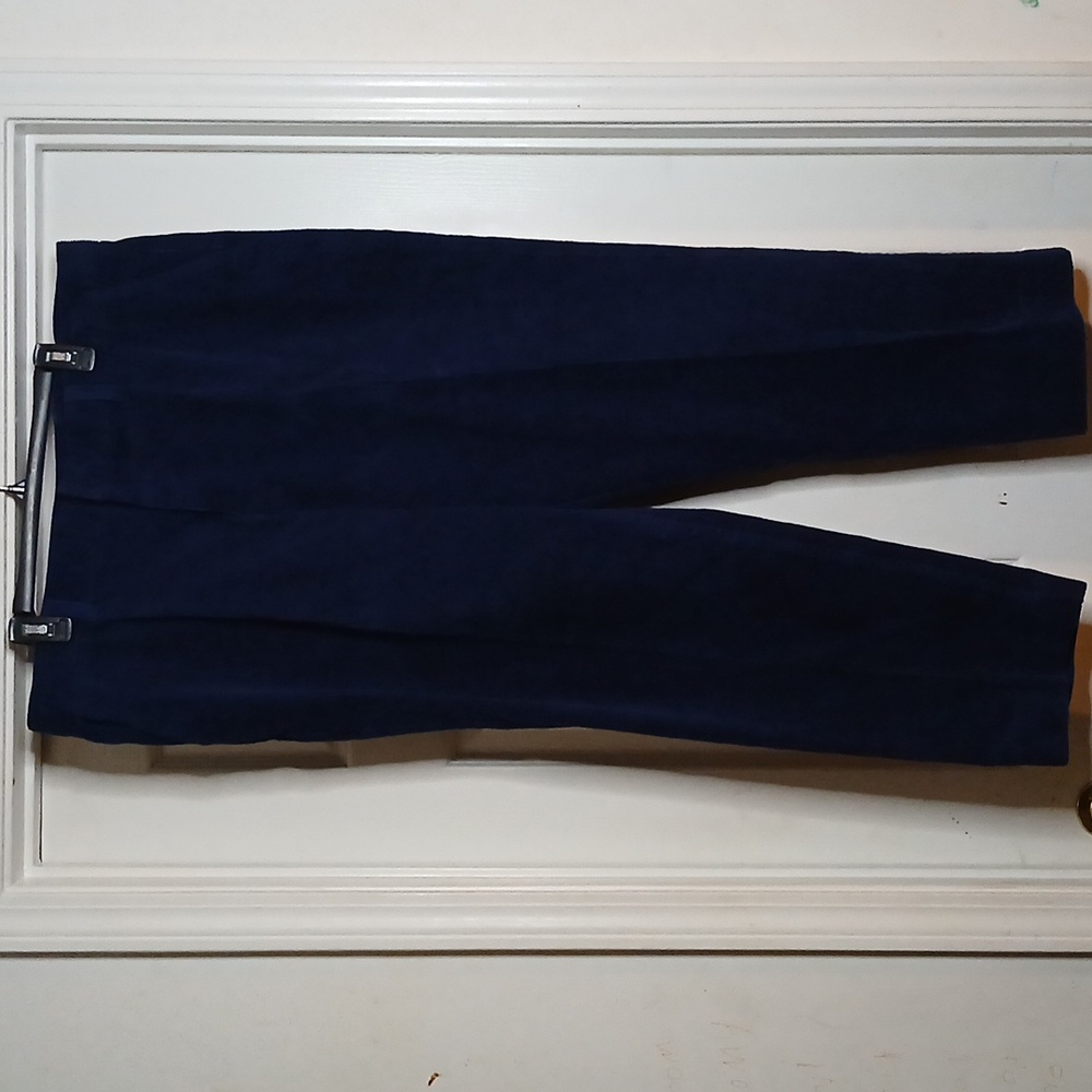 Linea Uomo‎ Mens Navy blue Coudrouy 100% Cotton Pants Size Waist 42